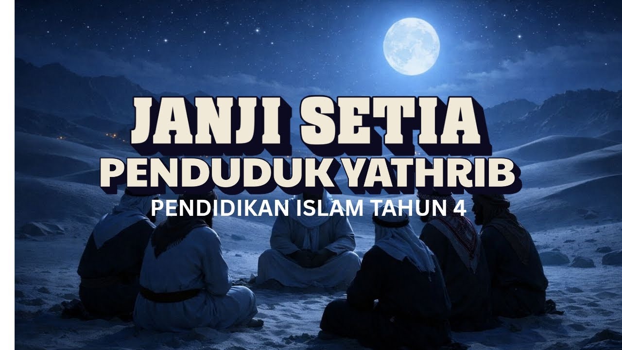 JANJI SETIA PENDUDUK YATHRIB. PENDIDIKAN ISLAM TAHUN 4. 