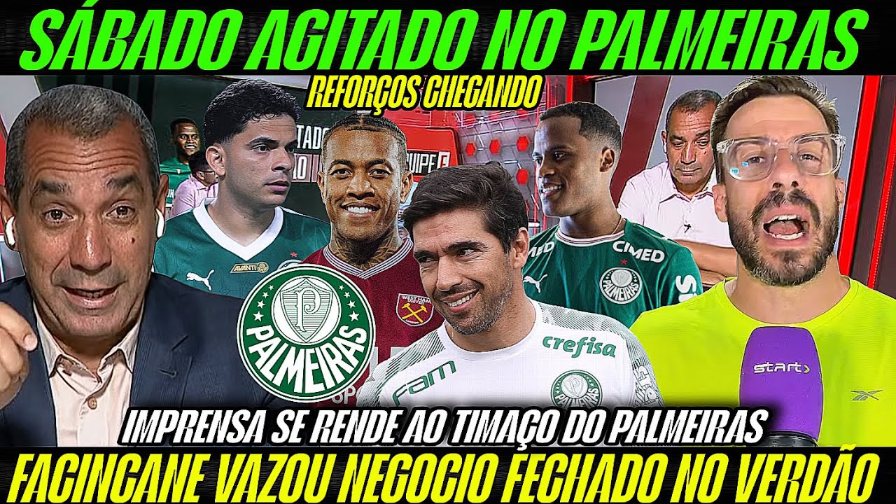 💥FACINCANE NÃO SEGUROU E VAZOU NEGOCIAÇÃO FECHADA E MÍDIA SE RENDE AO VERDÃO! NOTÍCIAS DO PALMEIRAS