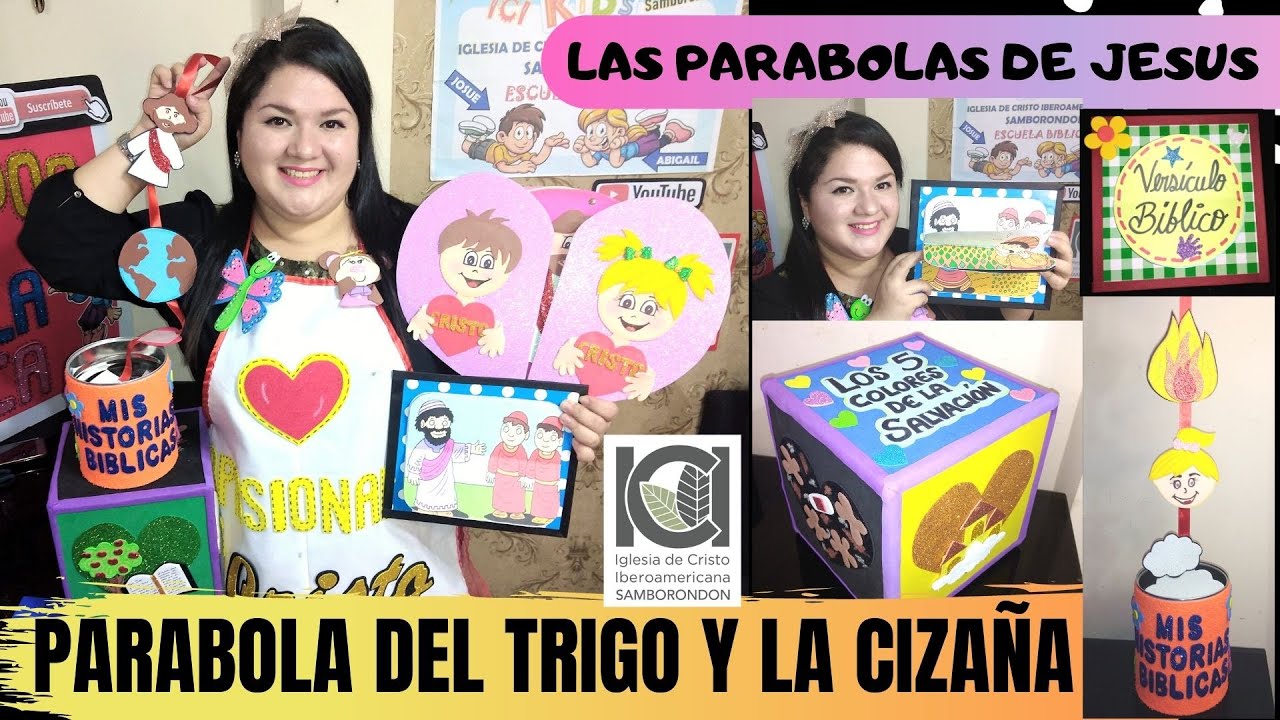 PARABOLA DEL TRIGO Y LA CIZAÑA - HISTORIA EN UNA LATA -  5 COLORES DE LA SALVACION - CLASE ONLINE