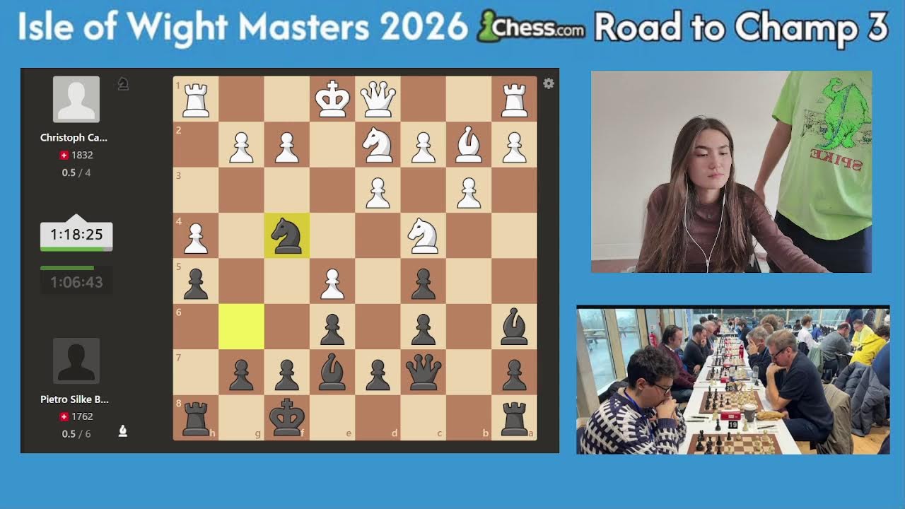 Isle of Wight Masters | Round 8 commentary by @rachangel & @relaxrobby