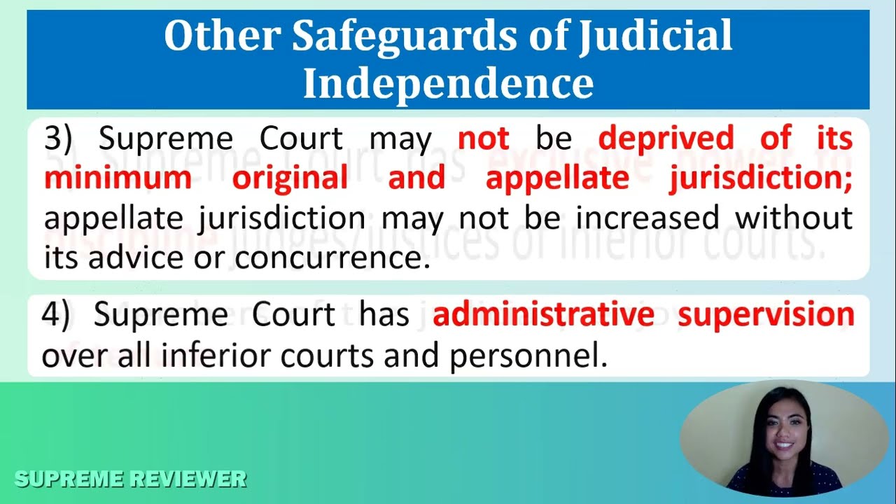 Other Safeguards of Judicial Independence
