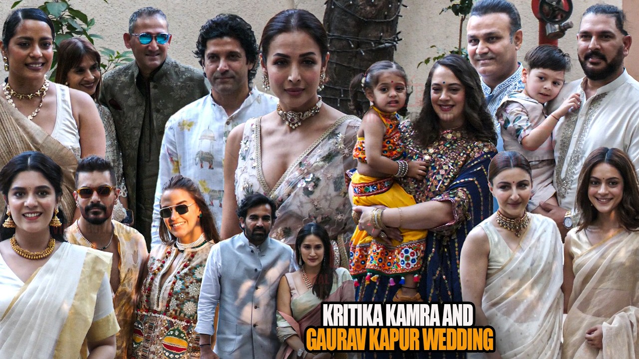 Kritika Kamra and Gaurav Kapur wedding | Yuvraj Singh, Farhan Akhtar, Malaika Arora,  Rhea