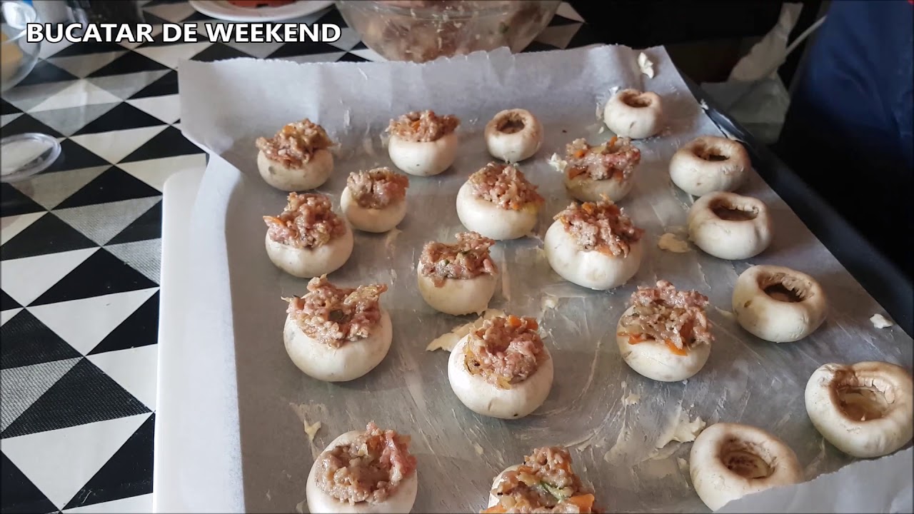 CIUPERCI UMPLUTE CU CARNE / BUCATAR DE WEEKEND M.T.
