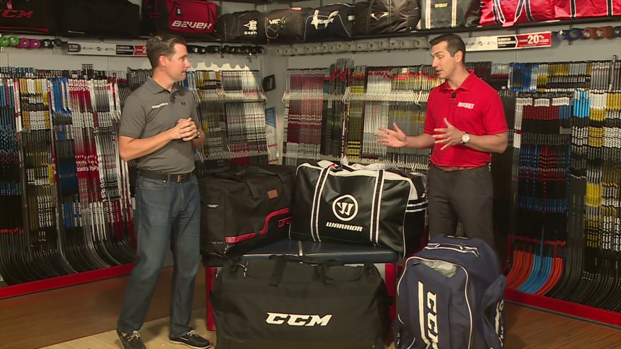 Hockey Le Magazine - Saison 2 - Équipement - Les sacs d'équipement de hockey