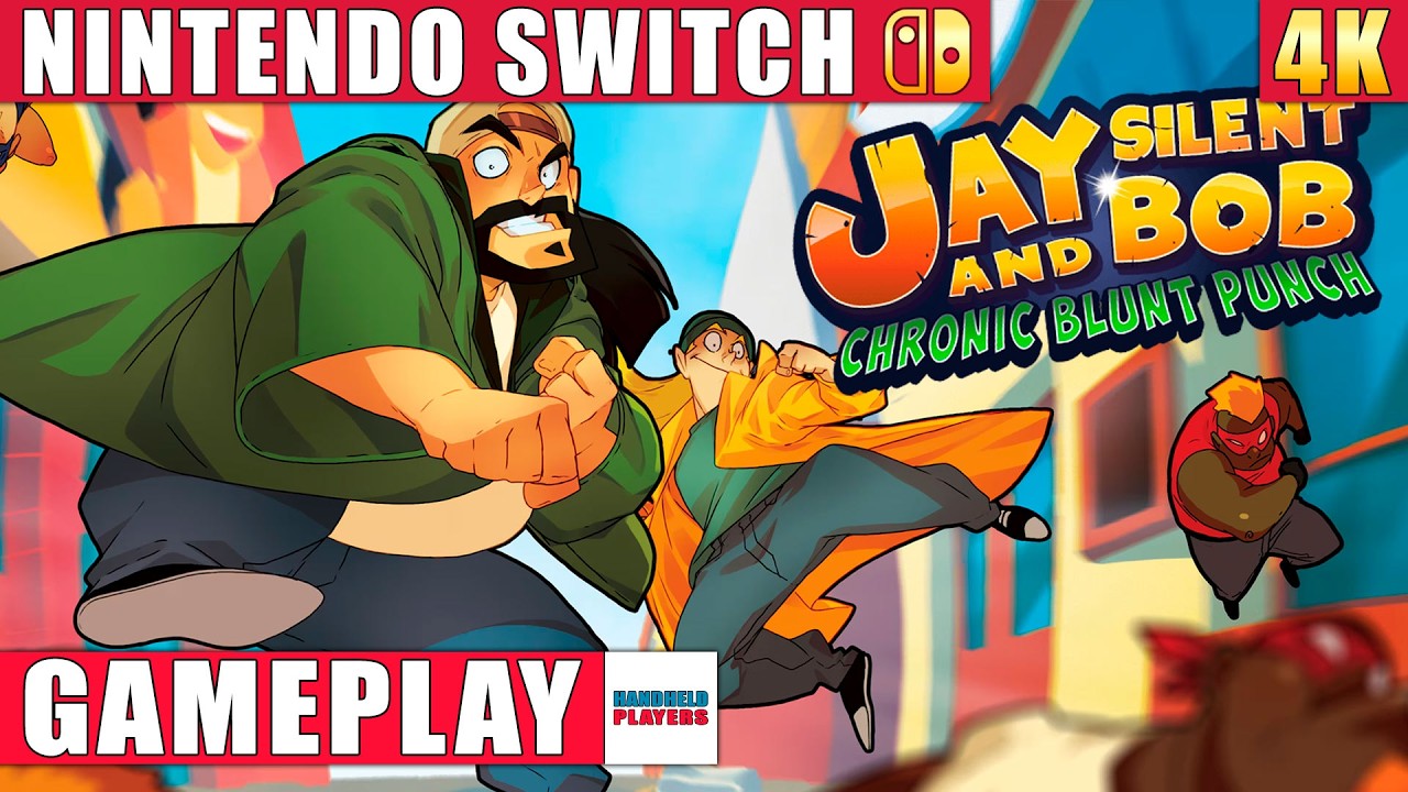 Jay and Bob Silent: Chronic Blunt Punch Nintendo Switch 1 Gameplay in 4K