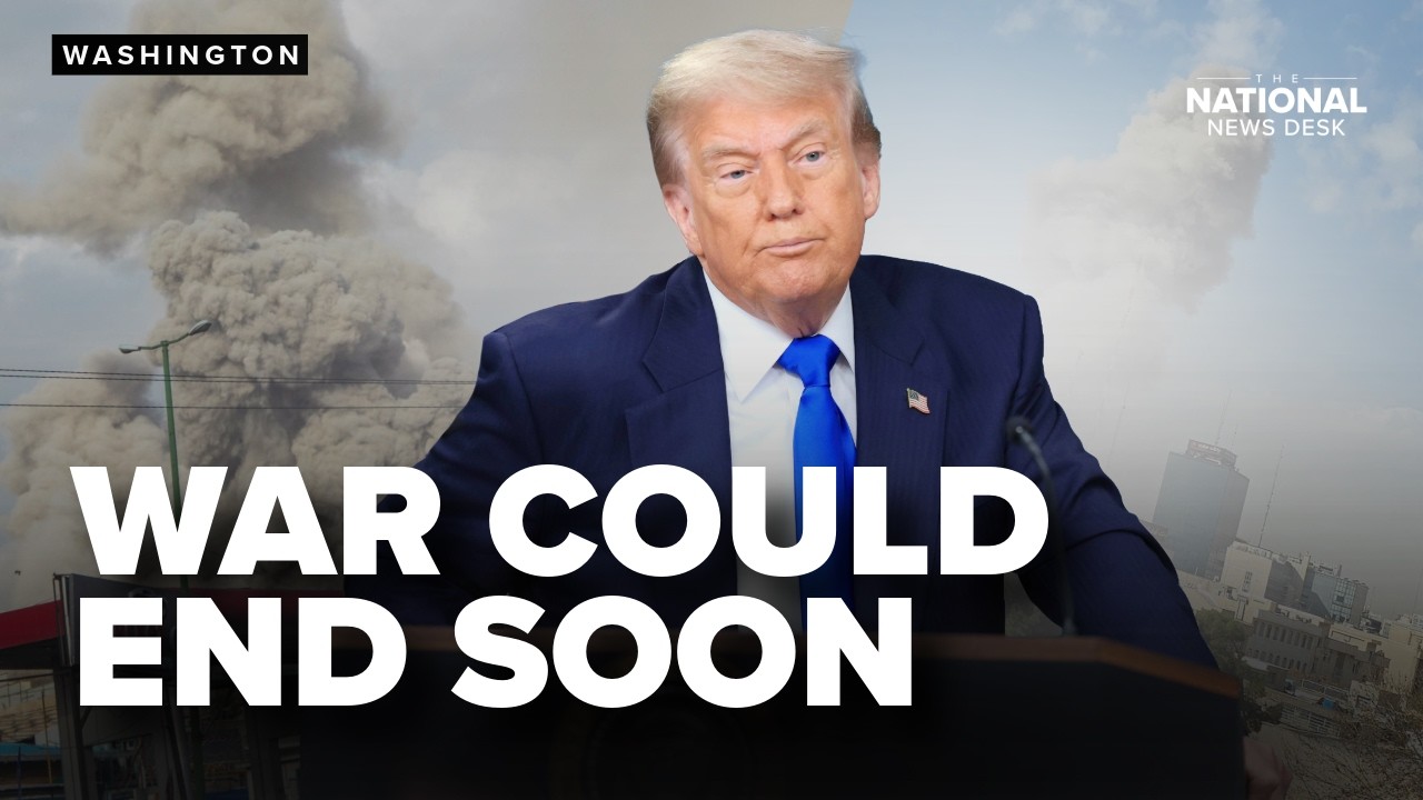 Trump says Iran conflict COULD END 'very soon'