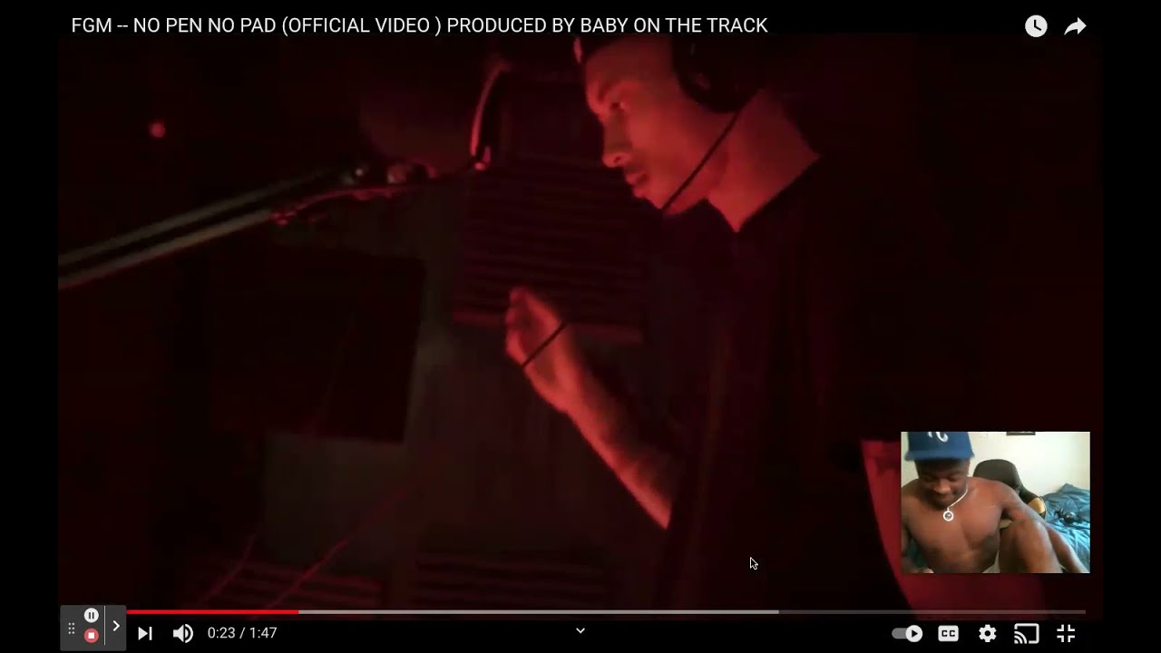 FGM -- NO PEN NO PAD (OFFICIAL VIDEO ) PRODUCED BY BABY ON THE TRACK || REACTION