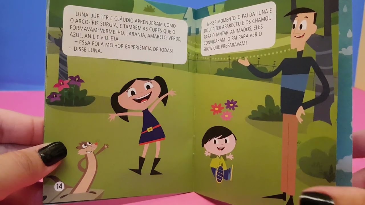 O Show Da Luna Descobrindo O Arco-íris - Luna Júpiter e Cláudio São Tantas Perguntas Tia Lu