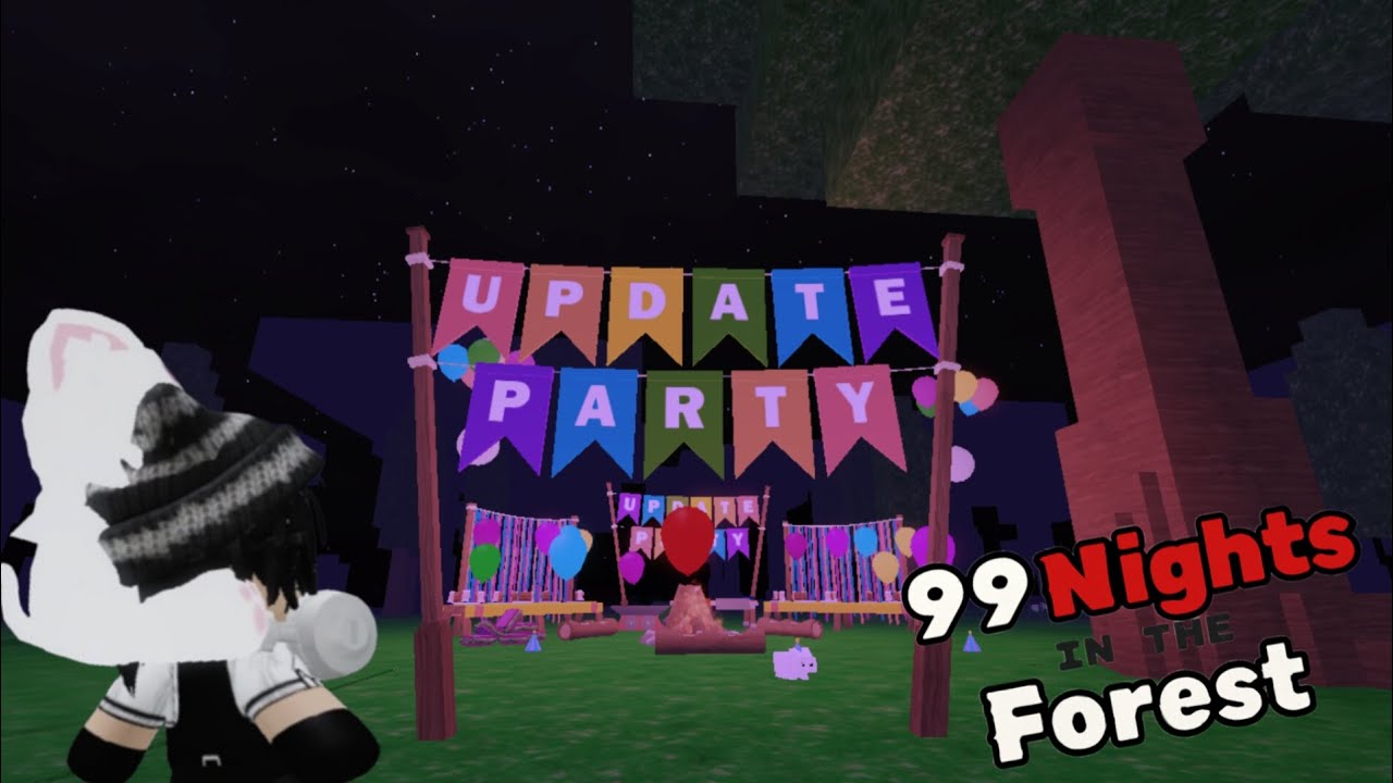 Participando da festa do update | 99 nights in the forest