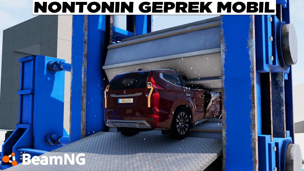 Aku Menghancurkan Banyak Mobil di Wahana Giling 😂😂 BeamNG Drive Gameplay Indonesia