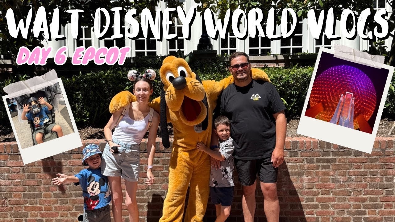 WALT DISNEY WORLD VLOGS! ✨ DAY 6! 🥨 EPCOT! World Showcase 🌎 Character Meet & Greets and Luminous! 🎆