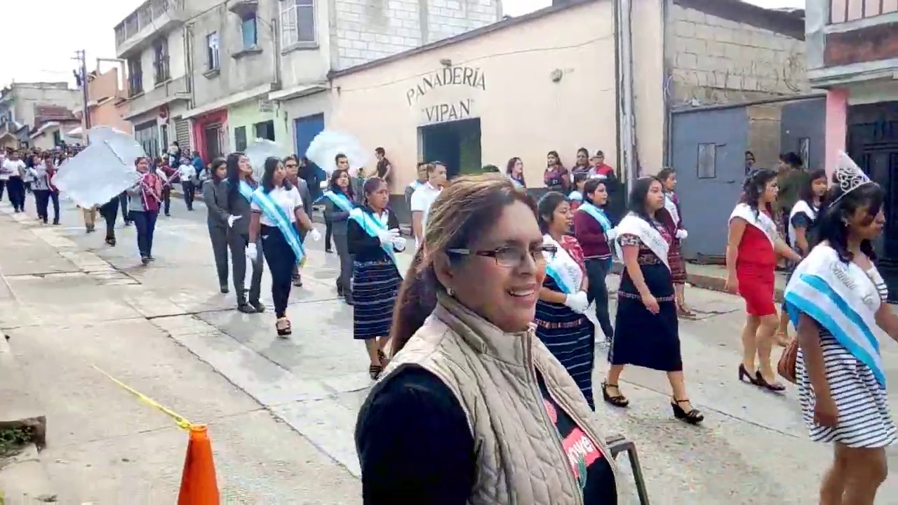 Desfile 15 de septiembre  Santiago Sacatepéquez  2019  198 años de independencia