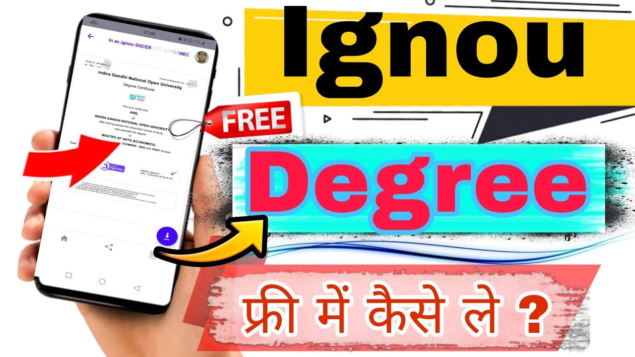 How To Download Ignou Degree From Digi Locker @Apnihalchale