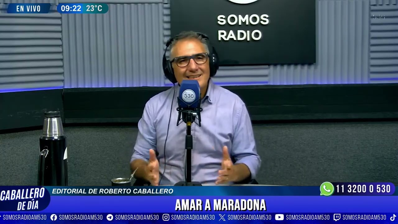 EDITORIAL ROBERTO CABALLERO | AMAR A MARADONA | CABALLERO DE DÍA