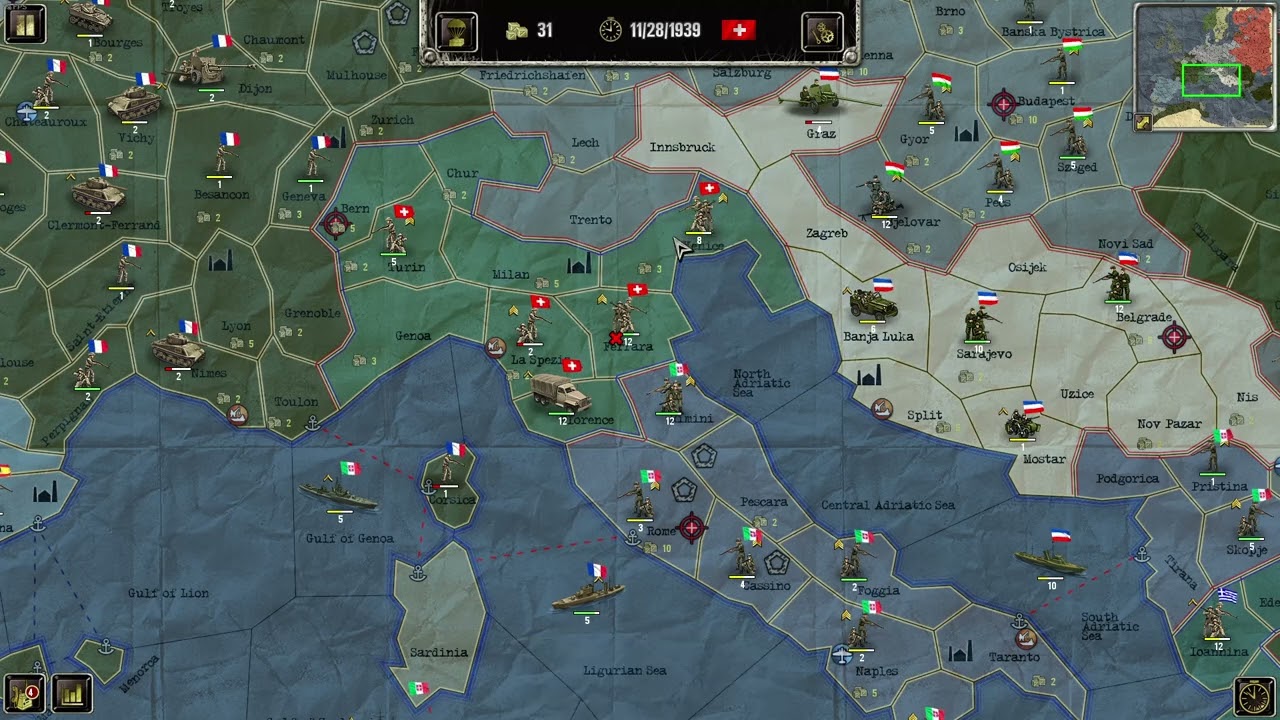 Strategy & Tactics Sandbox WW2. Switzerland (#1)