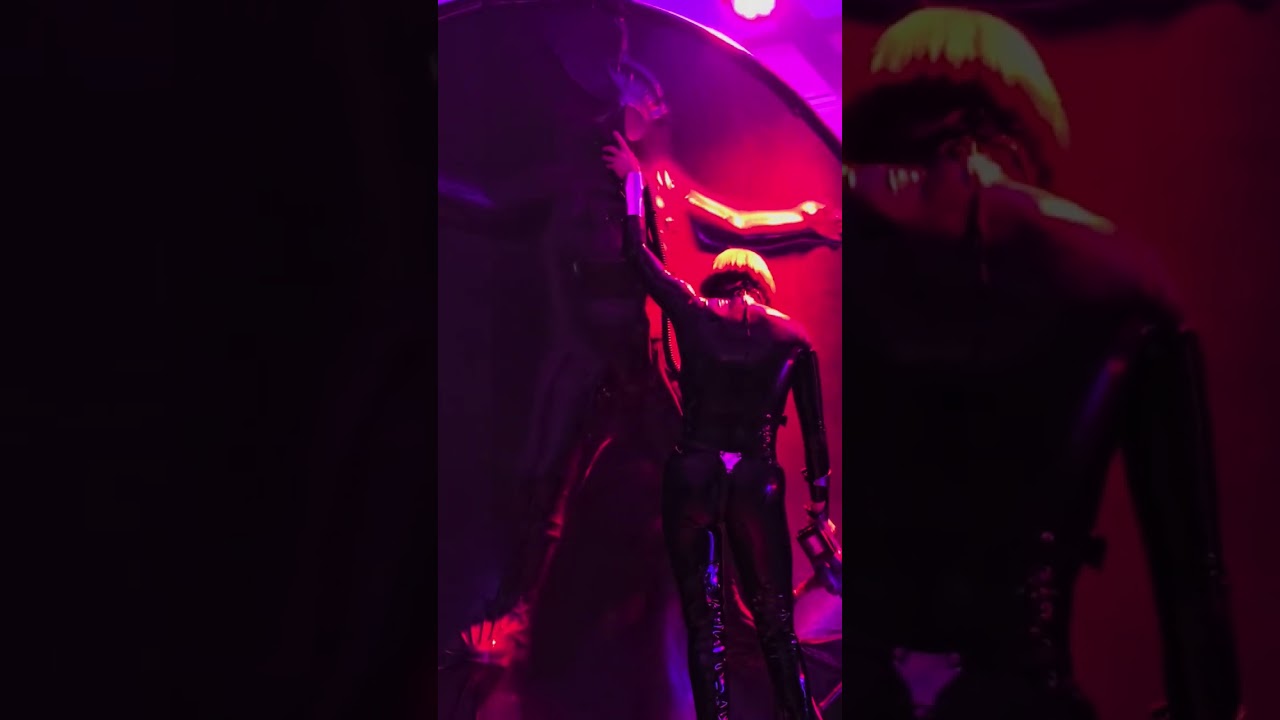 Mistress Tokyo takes the stage! Last night at Rubber Bastard! #latex #rubber #sydney
