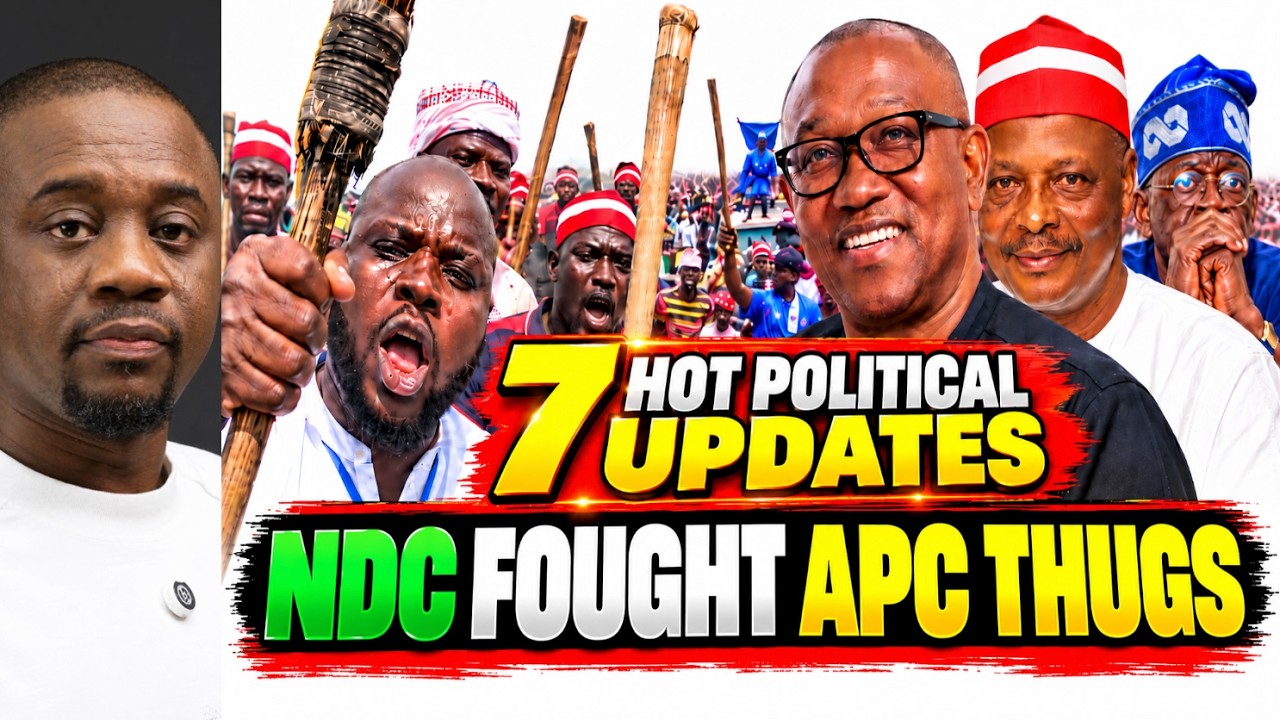 7 HOT POLITICAL UPDATES: NDC Supporters Fought Back In Warri | Obi vs Soludo Latest, Tinubu, Others