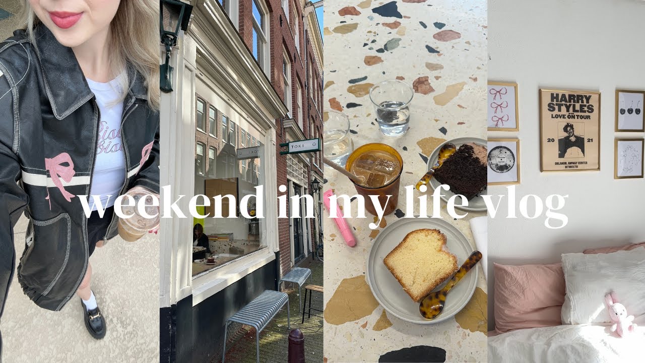 an amsterdam weekend in my life: room tour, eras tour planning, farmers market