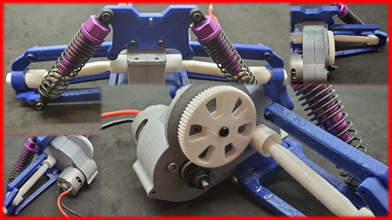 Make a 1/10 Scale RC Buggy - Part 1 of 3.  3D 프린터로 RC 버기 만들기.