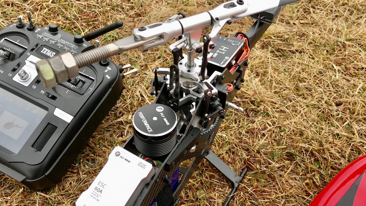 Single Bladed Rotor - RC Helicopter - Fly Wing FW450 H1 GPS FC 🇸🇮