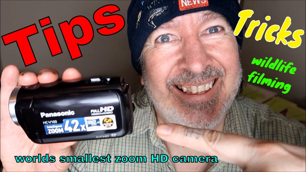 The world's smallest wildlife Zoom camera PANASONIC HCV-100  Tips and Tricks