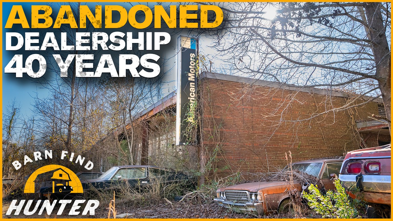 Dealership Abandoned 40yrs Ago Collier Motors AMC Private Tour | Barn Find Hunter