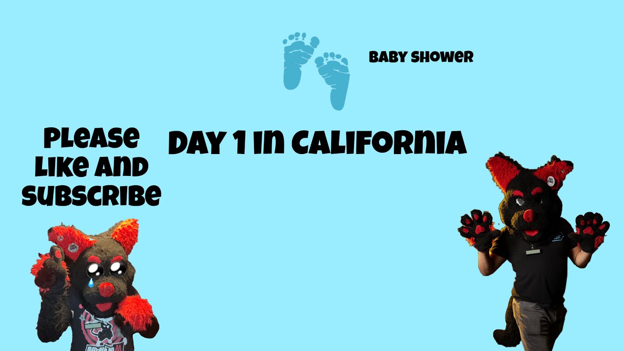 Day 1 in California ( baby shower ) 