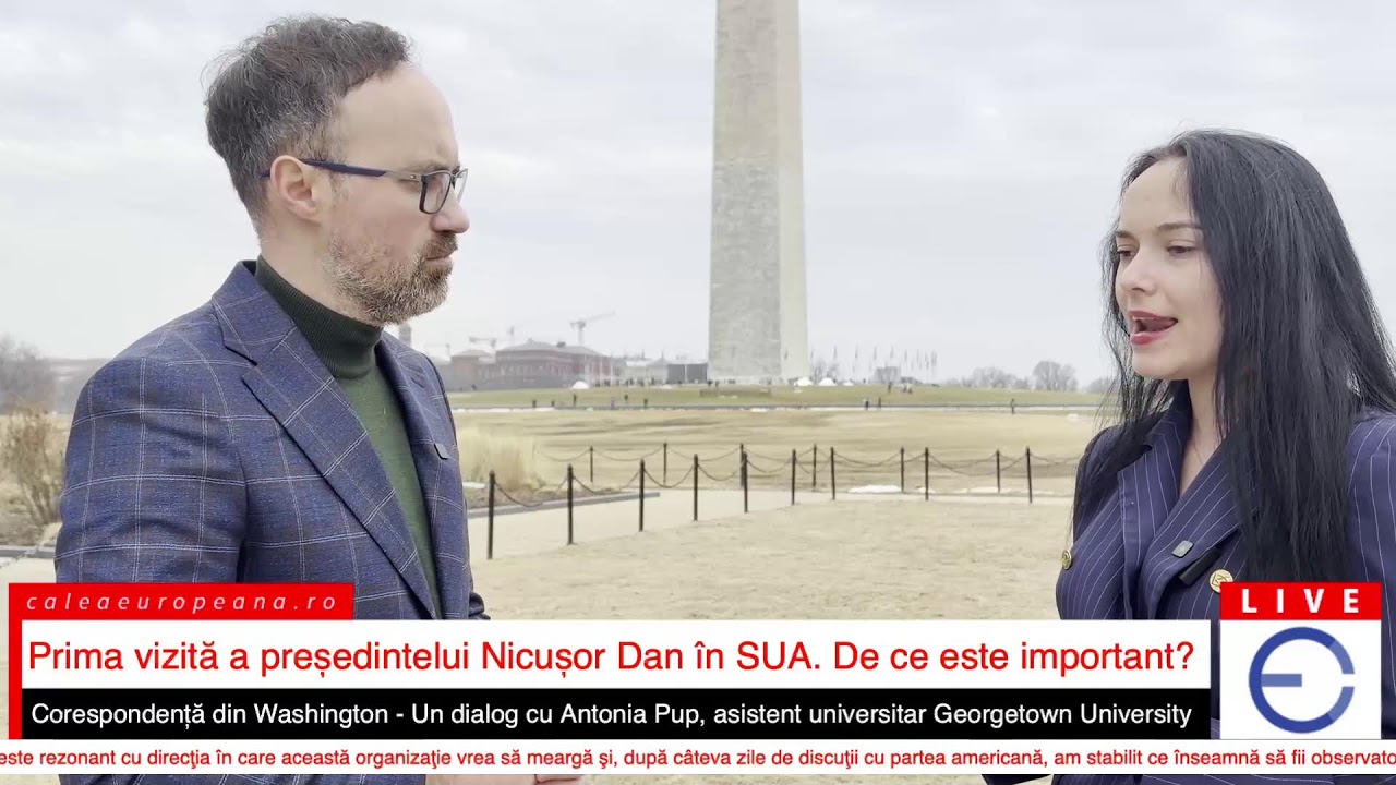 LIVE Corespondență din Washington. Prima vizită a lui Nicușor Dan în SUA. De ce este important?