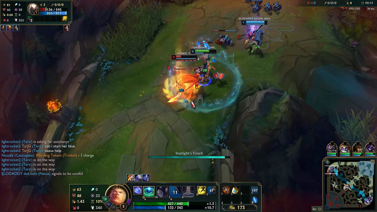 GrandMaster Taric Jungle Ganking -- Pantheon Thinks He's Safe