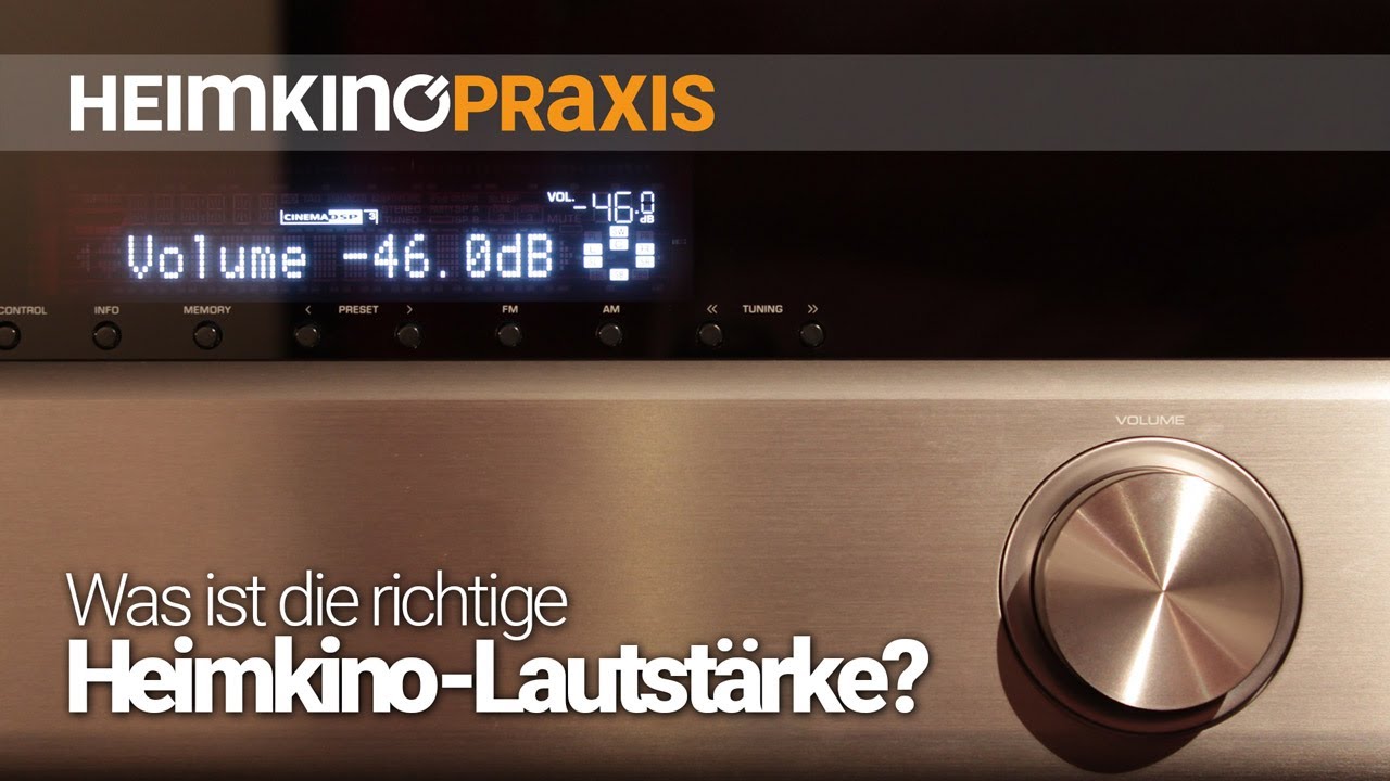Was ist die richtige Heimkino-Lautstärke? (EP142)