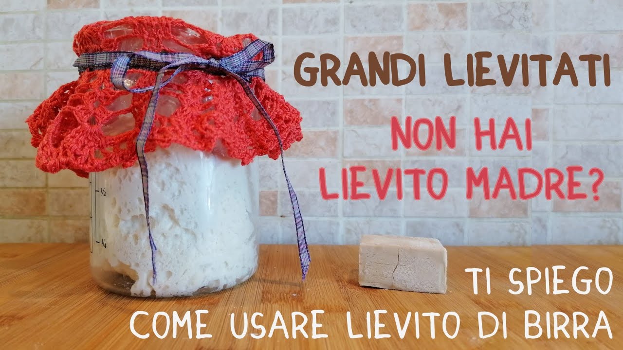 GRANDI LIEVITATI CON LIEVITO DI BIRRA. Come convertire le ricette con lievito madre