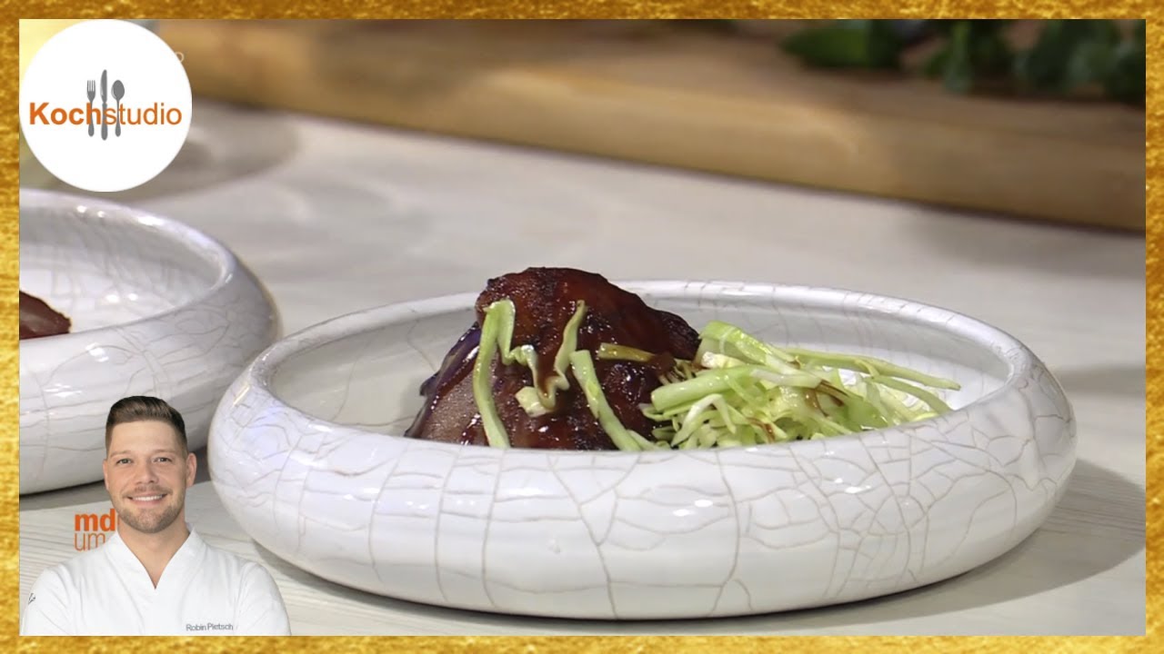 Robin Pietsch - Lammhaxe mit Spitzkohlsalat
