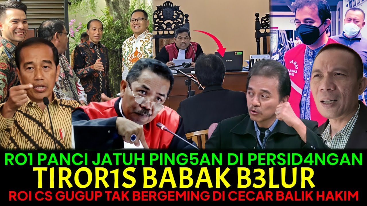 ROI PANCI SAMPAI PINGS4N DI PERSID4NGAN❗TIROR1S BABAK B3LUR TAK BERGEMING DI CECAR BALIK HAKIM.. 