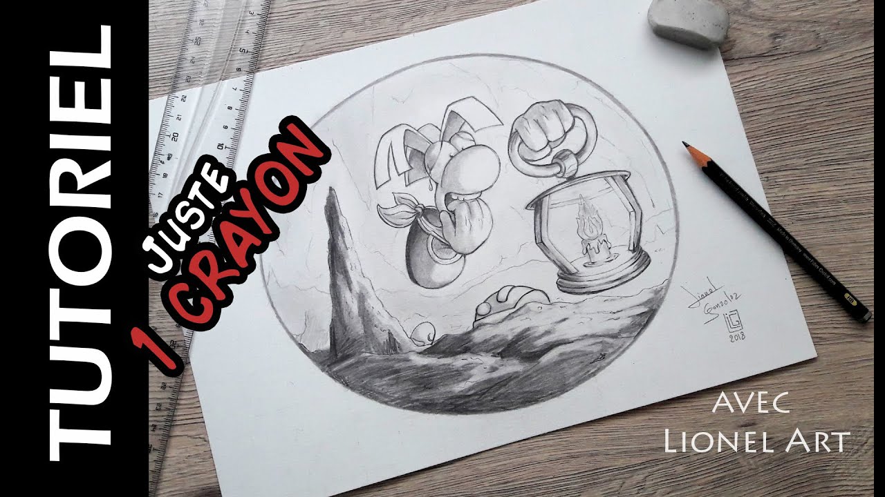 Comment Dessiner Rayman - avec 1 crayon HB