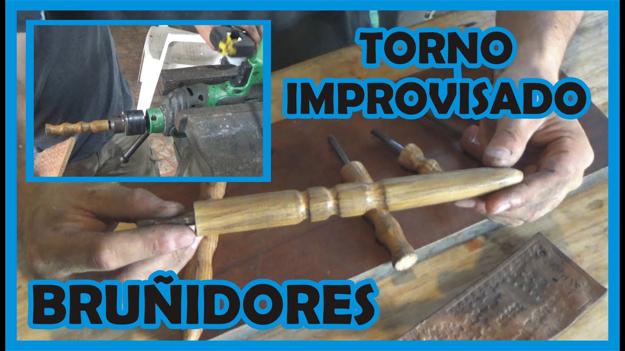 Bruñidores y lijadores para cuero con materiales reciclados y de bajo costo