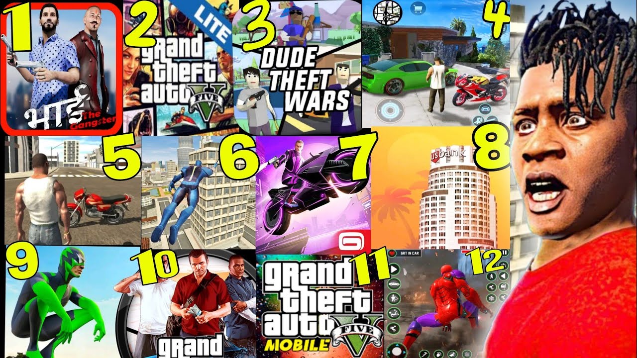 Top 13 Best GTA 5 Mobile Games | Zaib