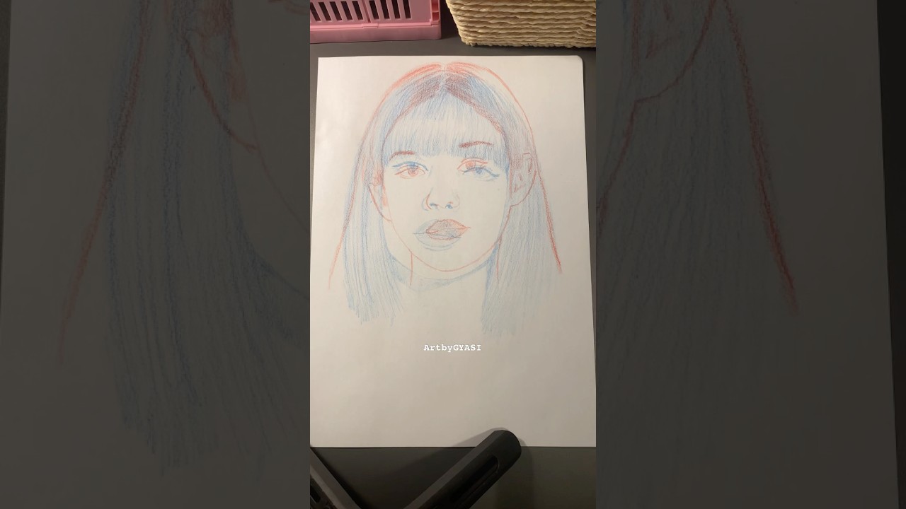 Creative art of LiSA & Jennie Kim from BLACKPINK 🔥✨ #art #lisa #blackpink #jenniekim