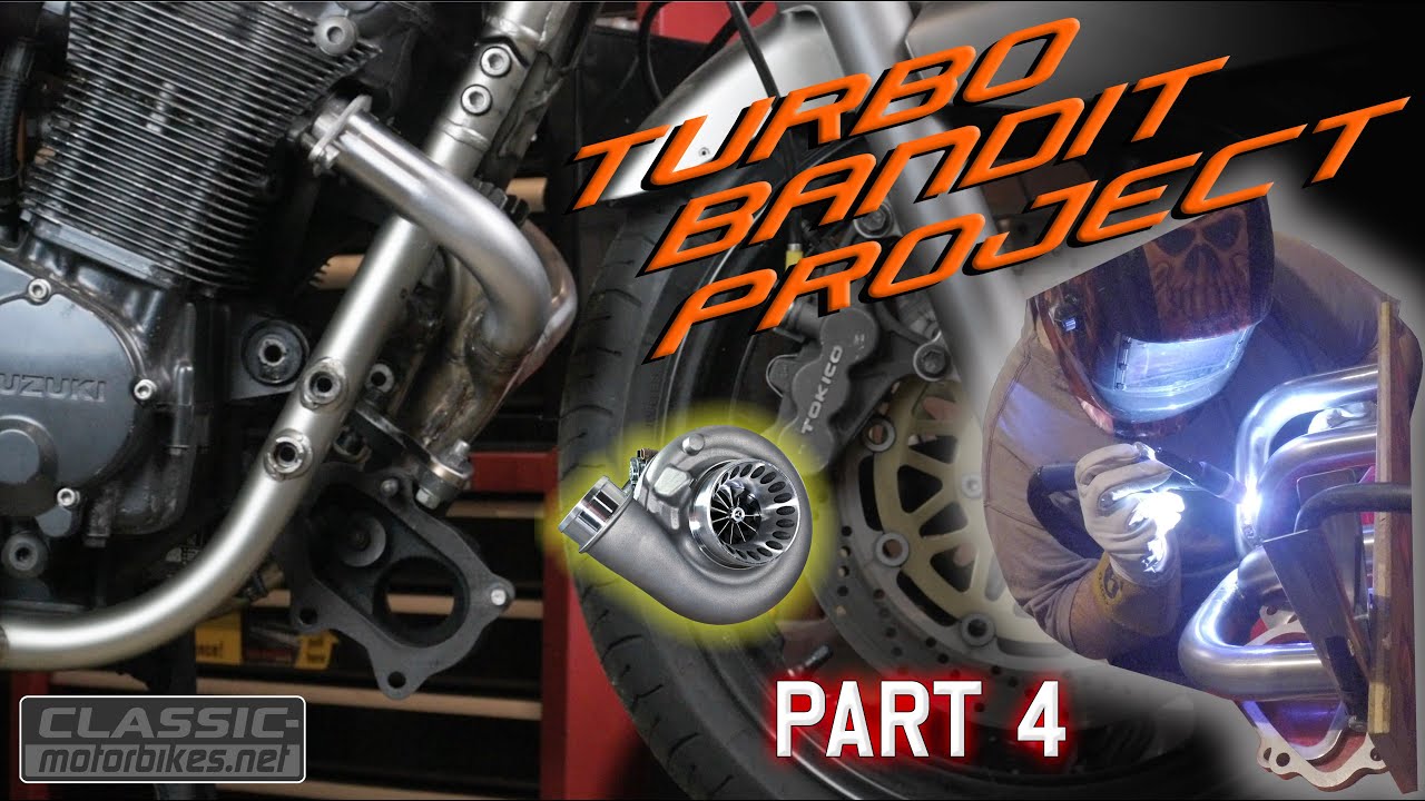 Установка турбины на мотоцикл Suzuki | Проект Turbo Bandit, часть 4