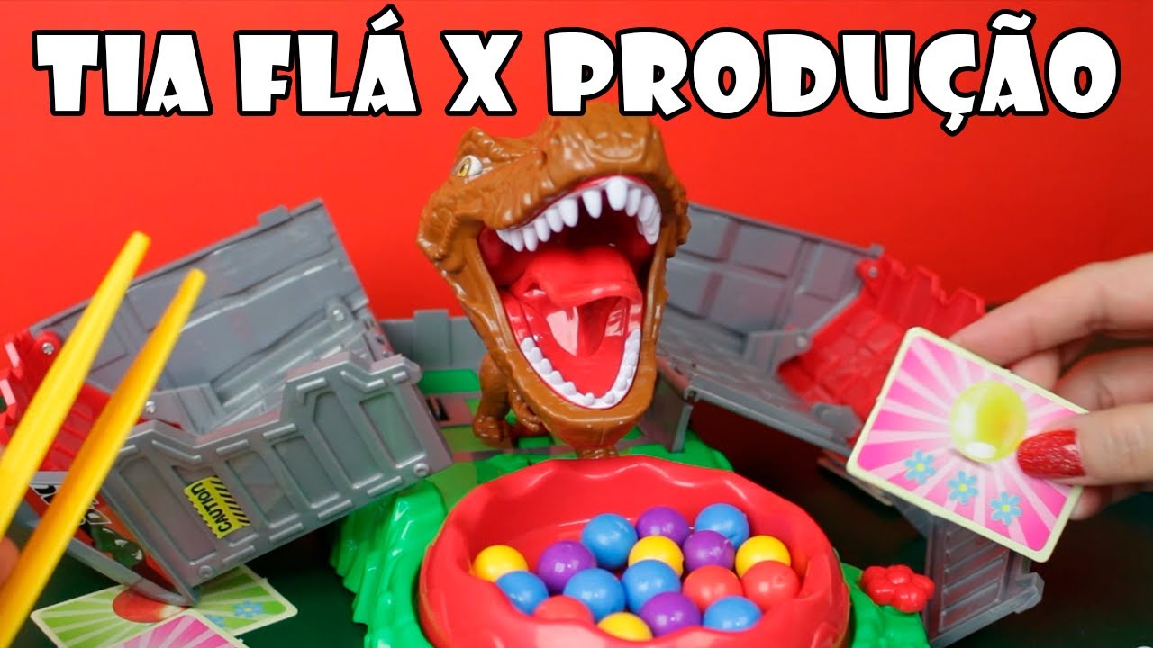 NÃO ACORDE O DINOSSAURO e CAÇA AO QUEIJO Tia Flá X Produção