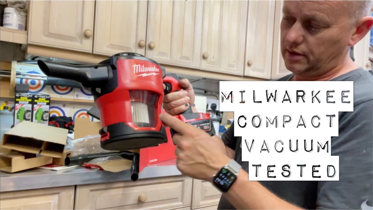 🇬🇧Компактный пылесос Milwaukee, проверенный временем, полный обзор M18CV-0