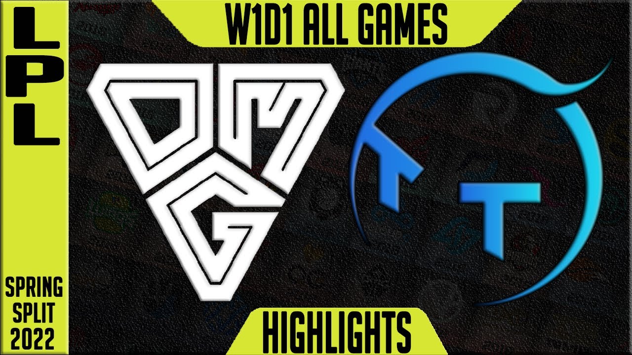 OMG vs TT Highlights ALL GAMES | LPL Spring 2022 W1D1 | Oh My God vs Thunder Talk Gaming