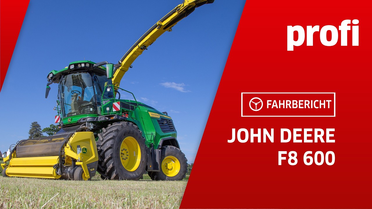 Feldhäcksler John Deere F8 600 | profi #Fahrbericht
