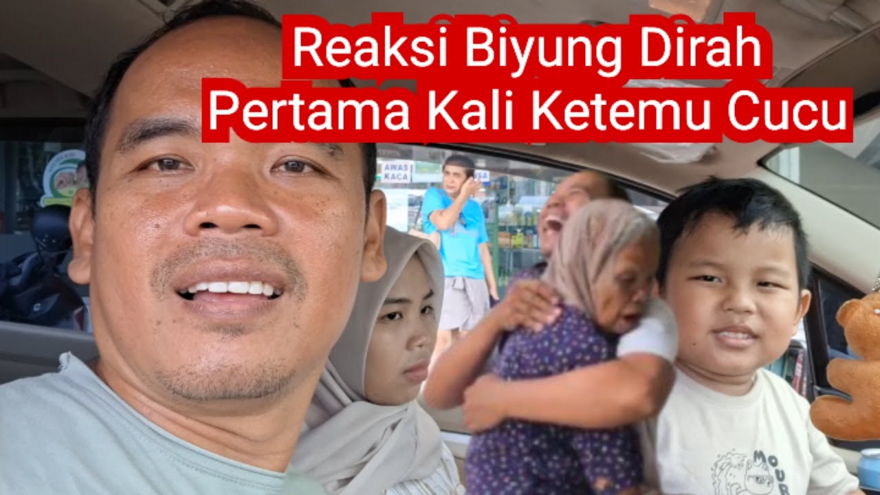 Ini Reaksi Biyung Dirah Pertama Kali Ketemu Cucunya