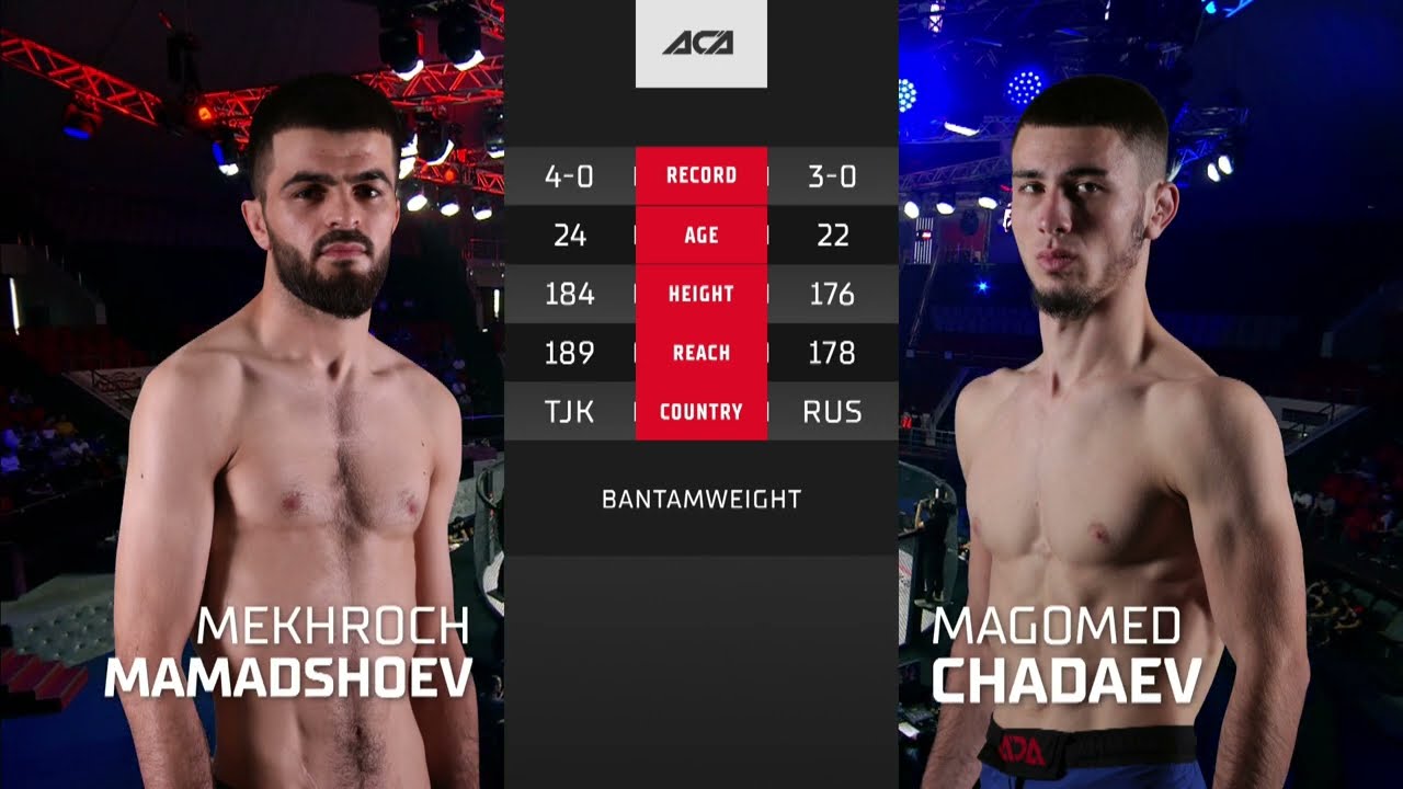 Мехроч Мамадшоев vs. Магомед Чадаев | Mekhroch Mamadshoev vs. Magomed Chadaev | ACA YE 39