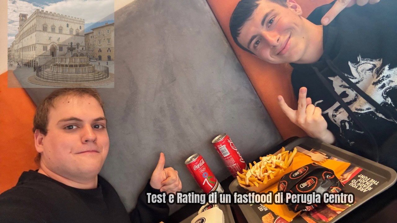 Video speciale finalmente dal VIVO  -  Test di un fastfood di Perugia in centro!