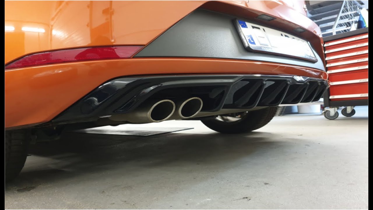 Montaż Dokładka tył / Dyfuzor - Maxton Design - Seat Leon 3 FR - by MAPET-TUNING