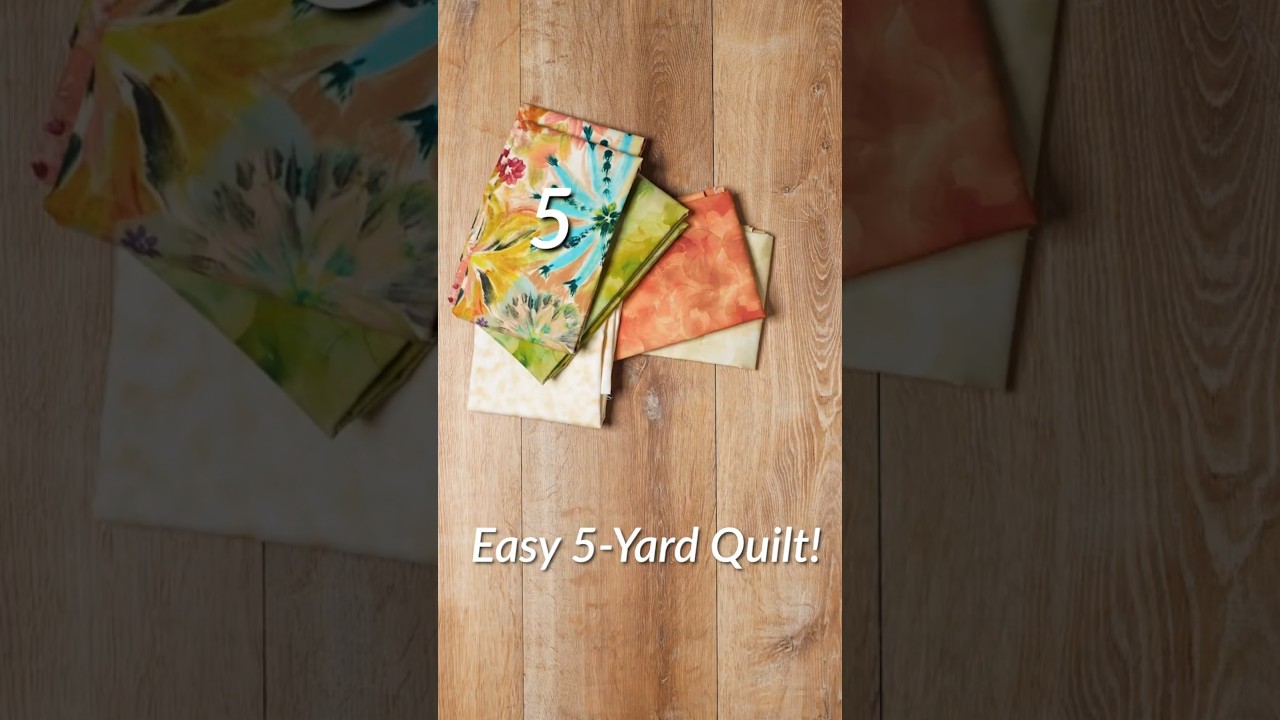 ANY 5-Yards will Work with these Quilts! #quilting