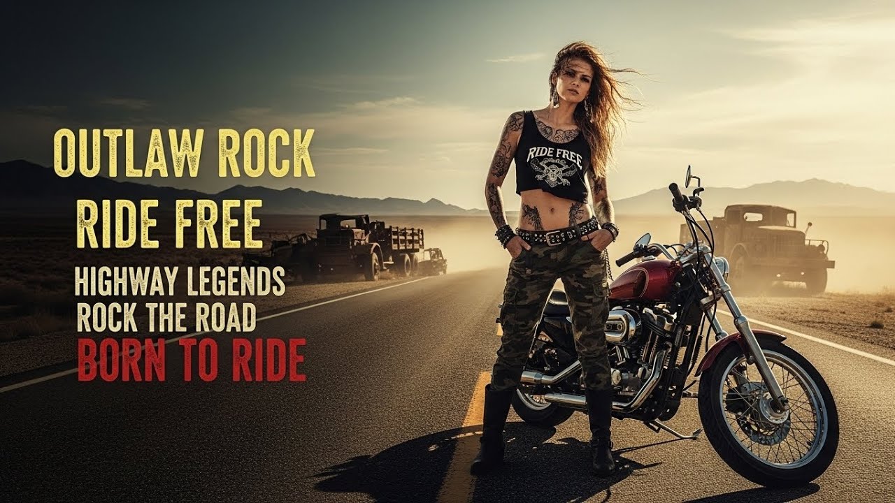 Outlaw Road Rock 🔥 Heavy Guitars for Endless Miles #roadrock #heavymusic #outlawmusic
