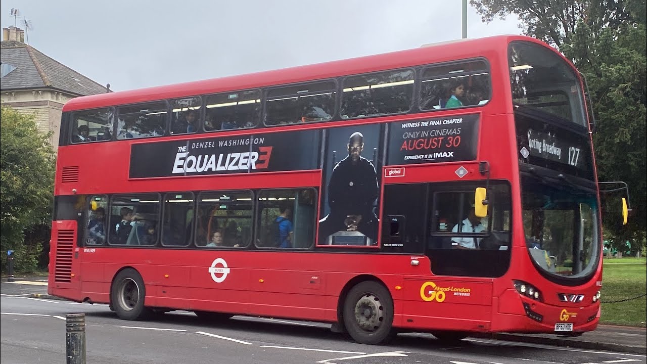 Volvo B5TL Wright Eclipse Gemini 3 Go Ahead London WVL509 BF63HDE Route 127 Tooting Broadway
