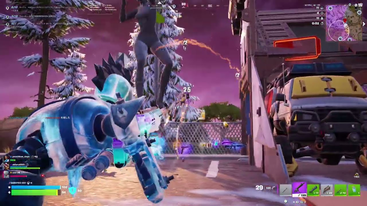 【ゼロビルド】エンジョイ勢が野良スクワッドでビクロイ【フォートナイト/FORTNITE】